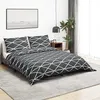 Image de Prolenta Premium - Ensemble De Housse De Couette Gris 240x220 Cm Coton