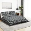 Image de Vidaxl Ensemble De Housse De Couette Gris 220x240 Cm Coton