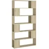 Image de Vidaxl BibliothÂ¿Â¿Que/SÂ¿Â¿Parateur De PiÂ¿Â¿Ce ChÂ¿Âºne Sonoma 100x24x188 Cm