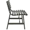 Image de Salons de jardin VidaXL  Banc de jardin  Acier Noir 110 cm P31599608