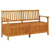 Image de Vidaxl Banc De Rangement 148 Cm Bois D'acacia Solide