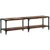 Image de vidaXL Meuble TV 150x30x41 cm Bois massif de rÃ©cupÃ©ration