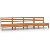 Image de Vidaxl Salon De Jardin 4 Pcs Marron Miel Bois De Pin Massif