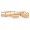 Image de Vidaxl Salon De Jardin 8 Pcs Bois De Pin Massif