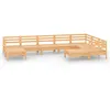 Image de Vidaxl Salon De Jardin 9 Pcs Bois De Pin Massif