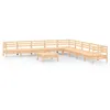 Image de Vidaxl Salon De Jardin 10 Pcs Bois De Pin Massif