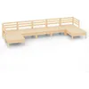 Image de Vidaxl Salon De Jardin 7 Pcs Bois De Pin Massif