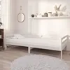 Image de vidaXL Lit de jour sans matelas avec tiroirs 90x200 cm blanc