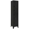 Image de vidaXL Armoire Ã  casiers Noir 38x40x180 cm Acier