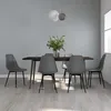 Image de vidaXL Chaises de salle Ã  manger 6 pcs Gris PP