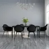 Image de vidaXL Chaises de salle Ã  manger 6 pcs Noir PP