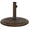 Image de Vidaxl Socle De Parasol Bronze 45x45x30 Cm Fonte