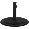 Image de Vidaxl Socle De Parasol Noir 45x45x30 Cm Fonte