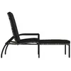Image de Chaises d'extérieur VidaXL  Chaise longue  Résine tressée avec repose-pied Gris P31599986