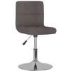 Image de vidaXL Chaise pivotante de salle Ã  manger Taupe Tissu