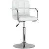 Image de vidaXL Chaise de salle Ã  manger Blanc Similicuir