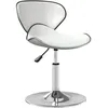 Image de Vidaxl Chaise De Salle Ã  manger Blanc Similicuir