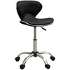 Image de vidaXL Chaise de bureau Noir Similicuir