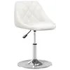 Image de vidaXL Tabouret de bar Blanc Similicuir