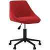 Image de vidaXL Chaise pivotante de salle Ã  manger Rouge bordeaux Velours