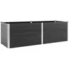 Image de Vidaxl Lit SurÃ©levÃ© De Jardin 200x50x91 Cm Wpc Gris