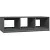 Image de vidaXL Table basse Gris 110x50x34 cm Bois de pin massif