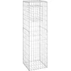 Image de Vidaxl Poteau Ã Panier De Gabion 40x40x140 Cm Fer