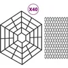 Image de Vidaxl Protection D'Ã©tang 40 Pcs Noir PolypropylÃ¨ne