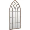 Image de vidaXL Miroir de jardin Sable 70x30 cm Fer pour utilisation extÃ©rieure