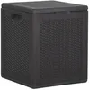 Image de Vidaxl Bo?Te De Rangement De Jardin 90 L Noir Pp