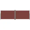 Image de Vidaxl Auvent LatÃ©ral RÃ©tractable Marron 220x600 Cm