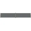 Image de Vidaxl Auvent LatÃ©ral RÃ©tractable Anthracite 160x1000 Cm