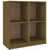Image de vidaXL Buffet Marron miel 70x33x76 cm Bois de pin massif