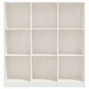 Image de vidaXL BibliothÃ¨que/SÃ©parateur de piÃ¨ce Blanc 104x33,5x110 cm Pin