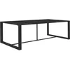 Image de Vidaxl Table Ã DÃ®ner D'extÃ©rieur Anthracite 120x60x66 Cm Aluminium