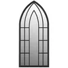 Image de Vidaxl Miroir Noir 70x30 Cm Fer Pour Utilisation Ã  L'intÃ£Â©Rieur