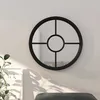 Image de vidaXL Miroir Noir 40x4 cm Fer pour utilisation Ã  l'intÃ©rieur