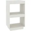 Image de vidaXL BibliothÃ¨que Blanc 40x35x71 cm Bois de pin massif