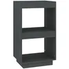 Image de vidaXL BibliothÃ¨que Gris 40x35x71 cm Bois de pin massif