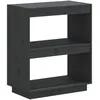 Image de vidaXL BibliothÃ¨que Gris 60x35x71 cm Bois de pin massif