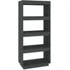 Image de vidaXL BibliothÃ¨que/SÃ©parateur de piÃ¨ce Gris 60x35x135 cm Pin massif