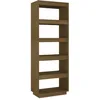 Image de vidaXL BibliothÃ¨que/SÃ©parateur de piÃ¨ce Marron miel 60x35x167 cm Pin