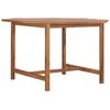 Image de Idaxl Table Ã DÃ®ner De Jardin 110x110x75 Cm Bois Massif De Teck