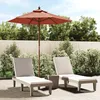Image de vidaXL Chaise de relaxation Jaune moutarde Tissu