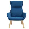 Image de Fauteuils VidaXL  Fauteuil  Chaise de relaxation Bleu Velours P31600066