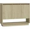 Image de vidaXL Buffet ChÃªne sonoma 97x31x75 cm AgglomÃ©rÃ©