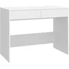 Image de vidaXL Bureau Blanc 101x50x76,5 cm AgglomÃ©rÃ©