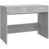 Image de vidaXL Bureau Gris bÃ©ton 101x50x76,5 cm AgglomÃ©rÃ©