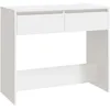Image de vidaXL Table console Blanc 89x41x76,5 cm Acier