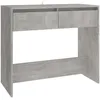 Image de vidaXL Table console Gris bÃ©ton 89x41x76,5 cm Acier